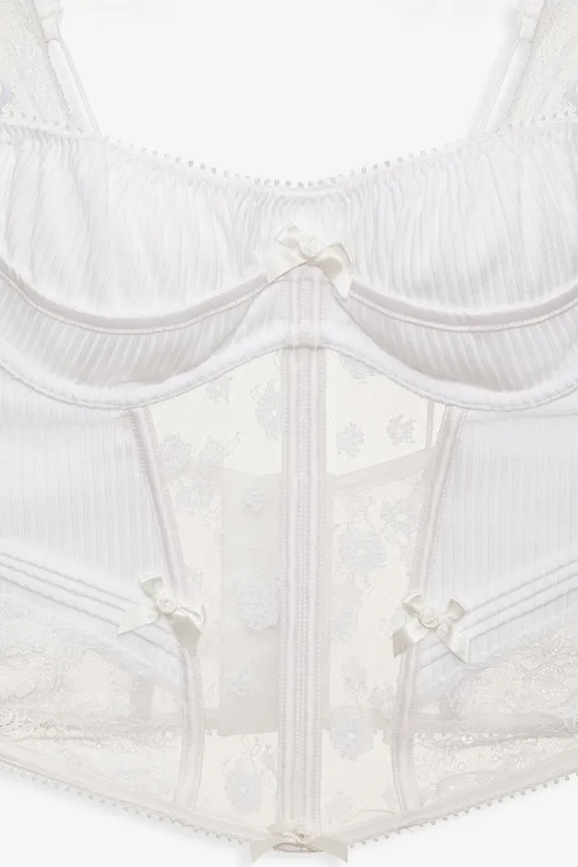Women Lingerie For Love and Lemons Dahlia Bustier White Women Lingerie For Love and Lemons Dahlia Bustier White