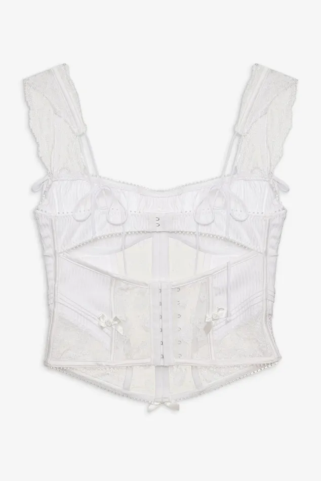 Women Lingerie For Love and Lemons Dahlia Bustier White Women Lingerie For Love and Lemons Dahlia Bustier White