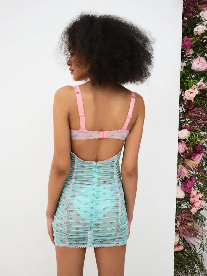 Women Lingerie For Love and Lemons Garden Party Slip Dress Multi