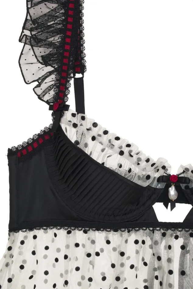 Women Lingerie For Love and Lemons Lucinda Babydoll Slip Dress Black Women Lingerie For Love and Lemons Lucinda Babydoll Slip Dress Black