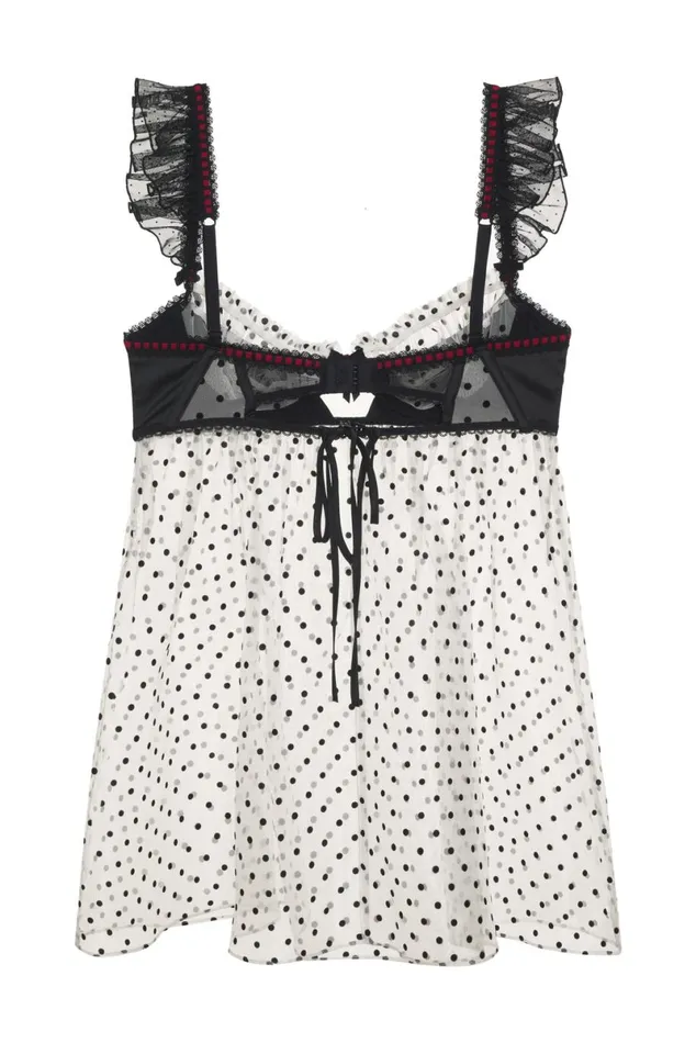 Women Lingerie For Love and Lemons Lucinda Babydoll Slip Dress Black Women Lingerie For Love and Lemons Lucinda Babydoll Slip Dress Black