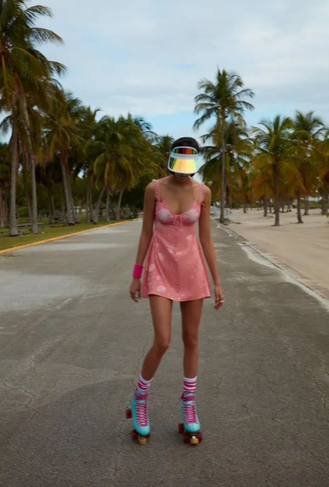 Women Lingerie For Love and Lemons Seashell Slip Dress Pink Women Lingerie For Love and Lemons Seashell Slip Dress Pink