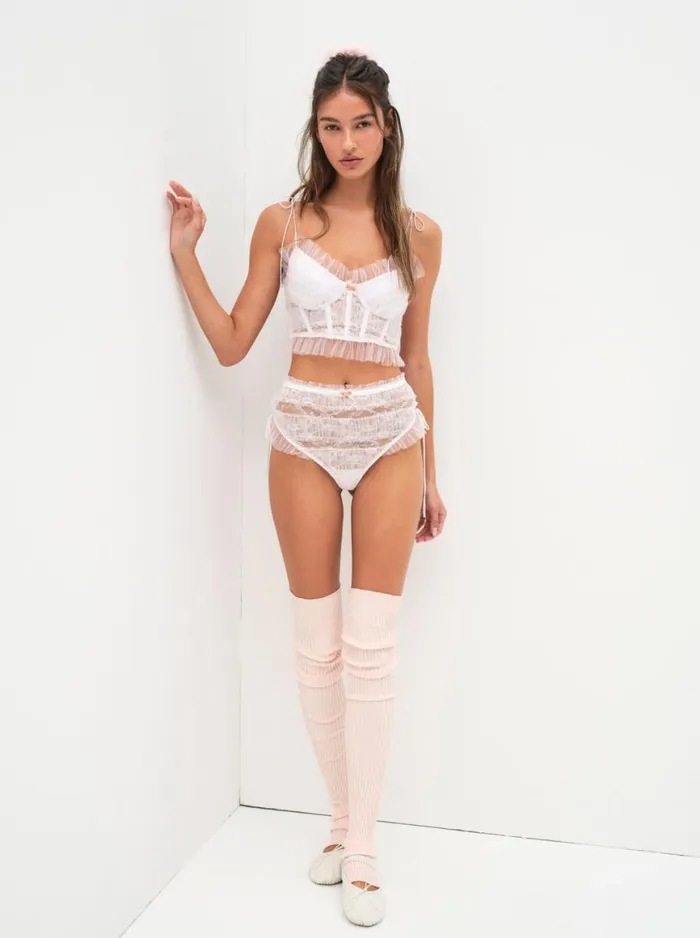 Women Lingerie For Love and Lemons Ulla Panty White Women Lingerie For Love and Lemons Ulla Panty White