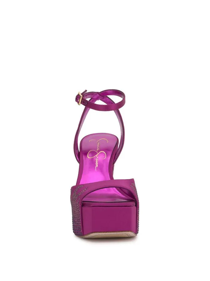 Women Lirio Platform Sandal In Mulberry Jessica Simpson Platforms