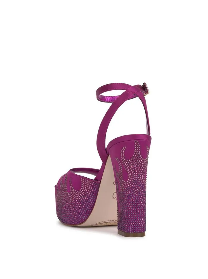 Women Lirio Platform Sandal In Mulberry Jessica Simpson Platforms