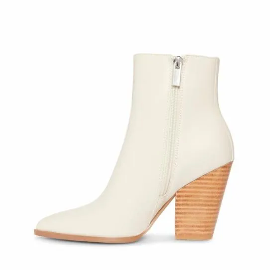 Women LIZ BONE LEATHER Bone Leather Steve Madden Boots and Booties Women LIZ BONE LEATHER Bone Leather Steve Madden Boots and Booties