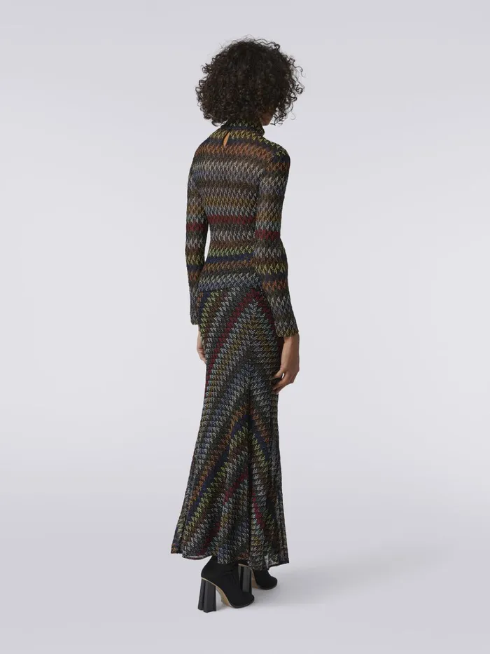 Women Long Lam Viscose Skirt Multicoloured Missoni Skirts Women Long Lam Viscose Skirt Multicoloured Missoni Skirts