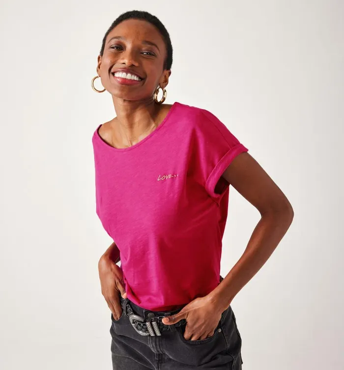 Women Love039 Top 8211 Violet Promod Tops