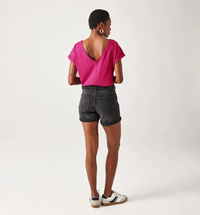 Women Love039 Top 8211 Violet Promod Tops Women Love039 Top 8211 Violet Promod Tops