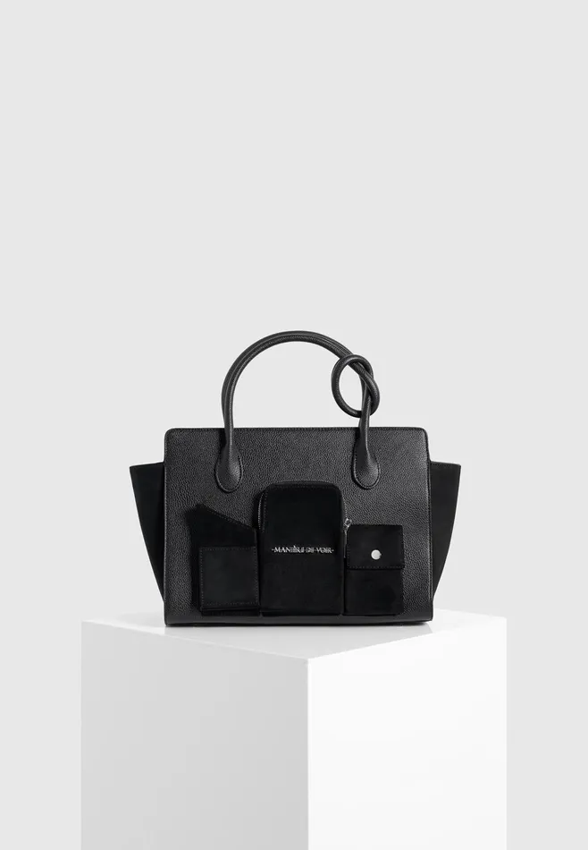 Women Manire De Voir Multi Pocket City Bag Black