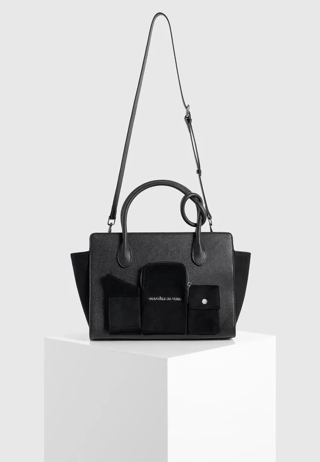 Women Manire De Voir Multi Pocket City Bag Black