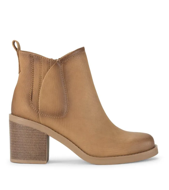 Women Maria Block Heel Bootie Sandstone Baretraps Booties