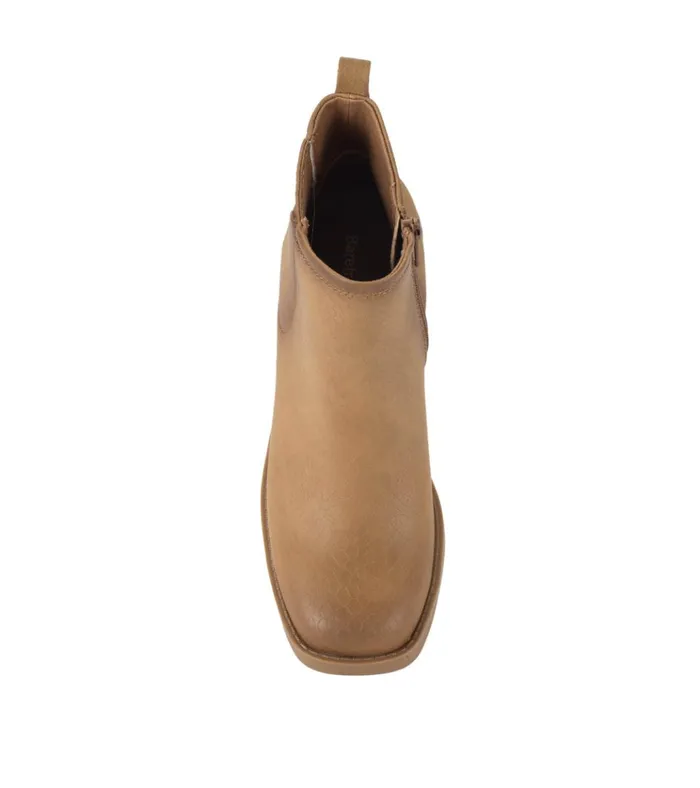 Women Maria Block Heel Bootie Sandstone Baretraps Booties