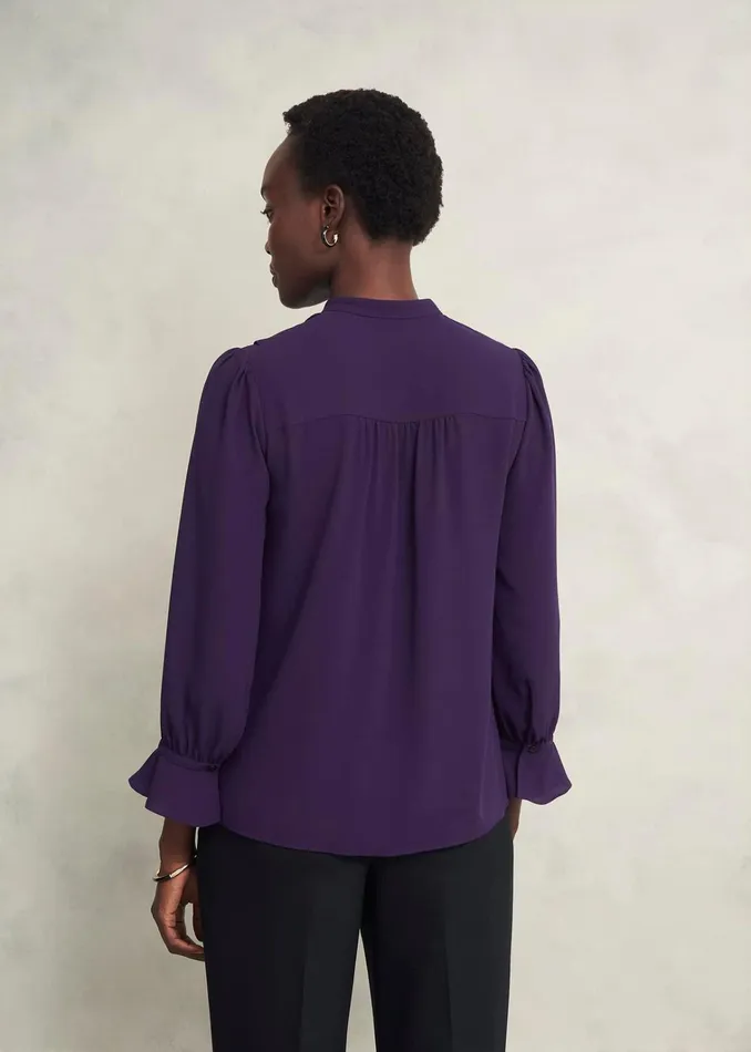 Women Maribella Blouse Grape Purple Hobbs Tops