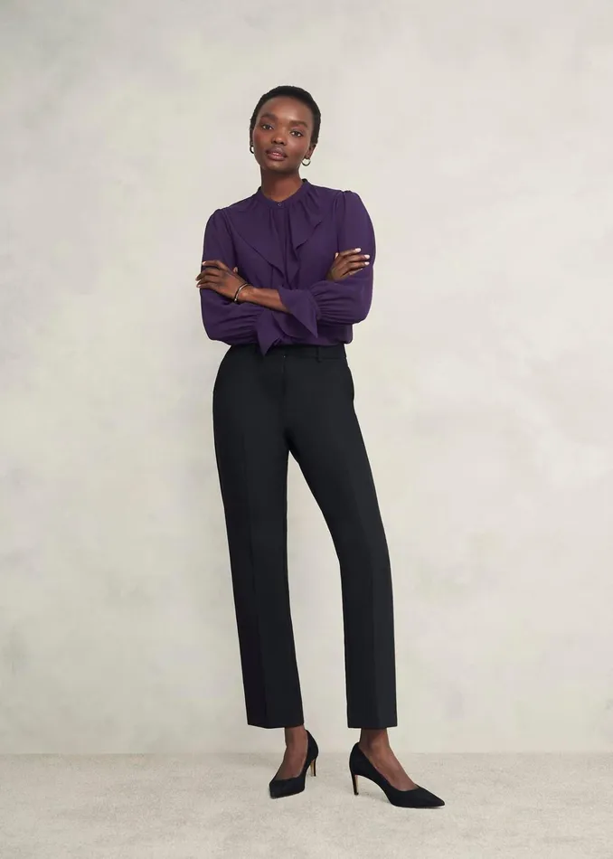 Women Maribella Blouse Grape Purple Hobbs Tops