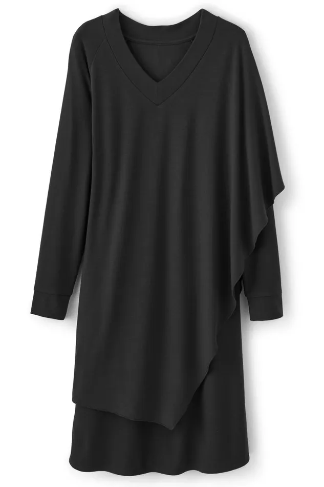 Women Marla Dress Black Soft Surroundings Dresses Women Marla Dress Black Soft Surroundings Dresses