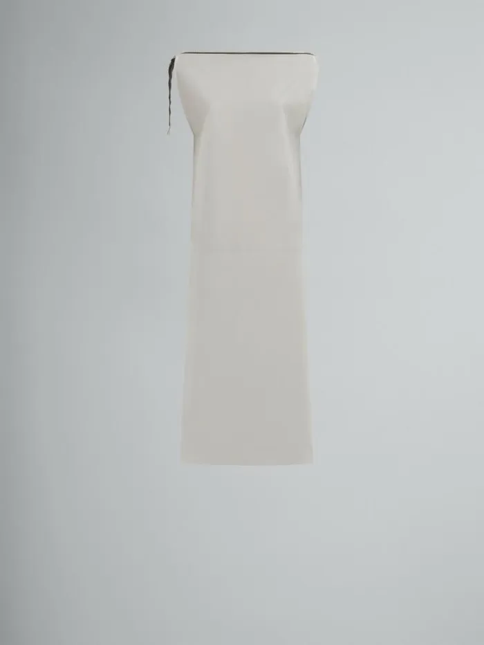 Women Marni Dresses Grey Sleeveless Nappa Dress