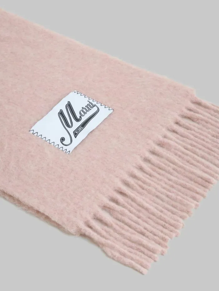 Women Marni Scarves Light Pink Alpaca Scarf