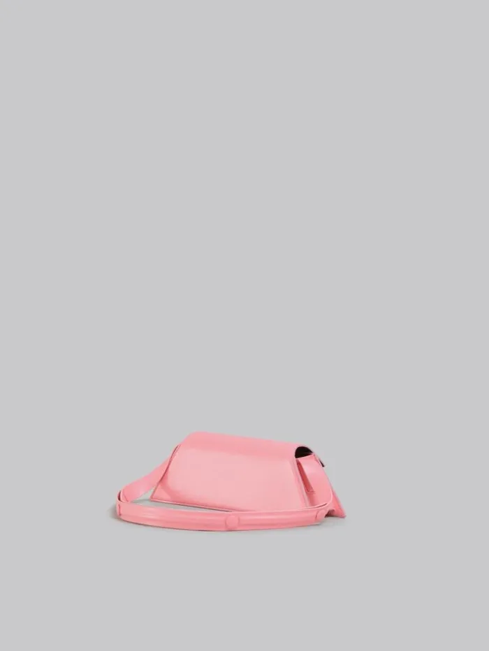 Women Marni Shoulder Bags Mini Trunkoise Bag In Smooth Light Pink Leather