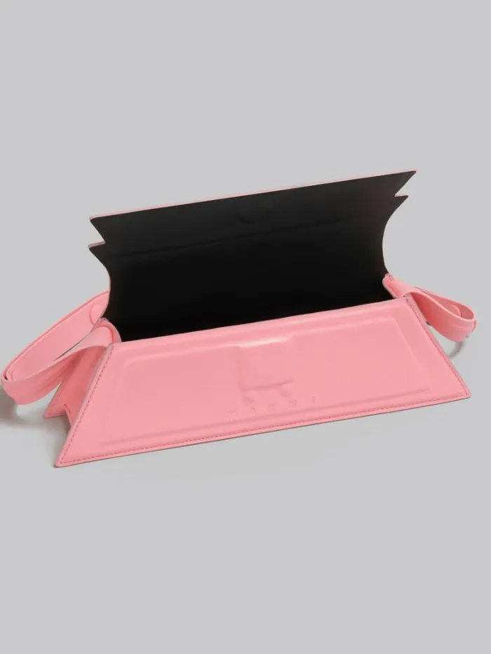 Women Marni Shoulder Bags Mini Trunkoise Bag In Smooth Light Pink Leather