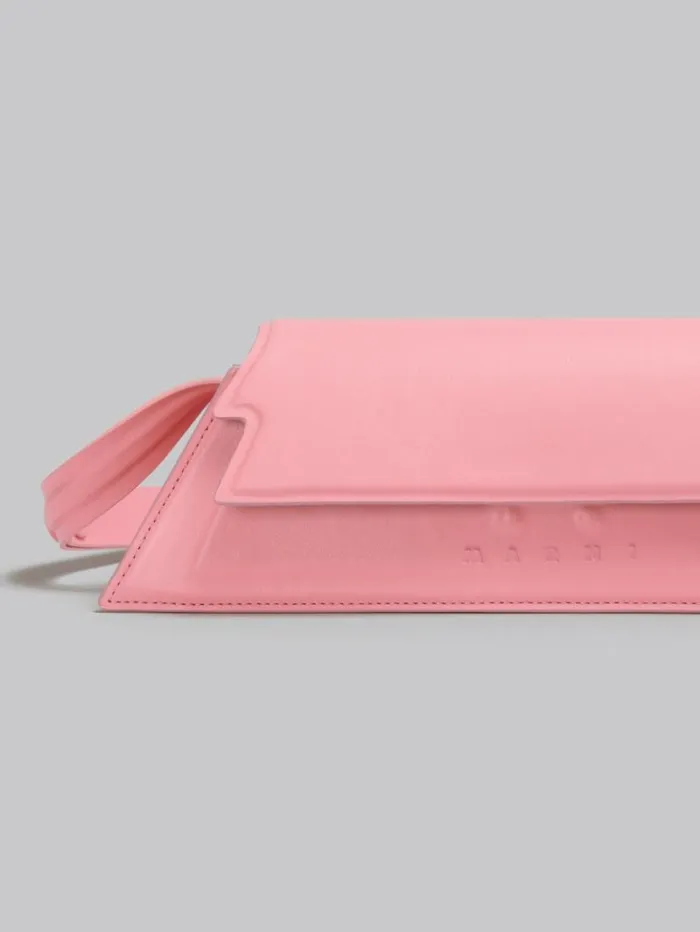 Women Marni Shoulder Bags Mini Trunkoise Bag In Smooth Light Pink Leather