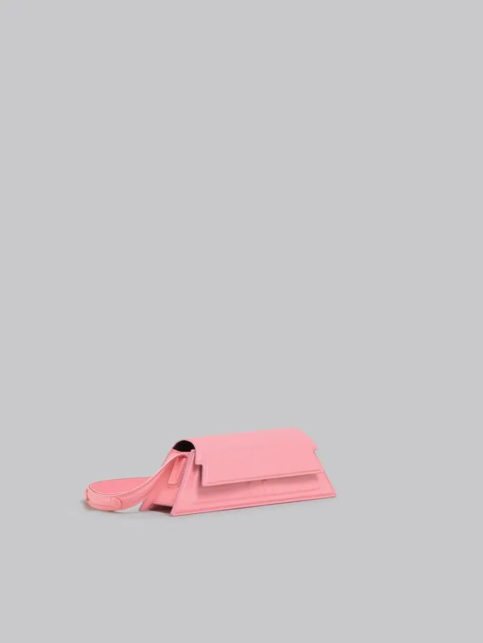 Women Marni Shoulder Bags Mini Trunkoise Bag In Smooth Light Pink Leather