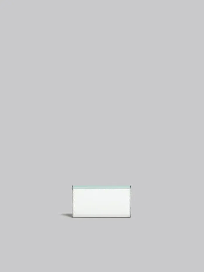 Women Marni Wallets and Small Leather Goods Colour Block Saffiano Leather Keyring