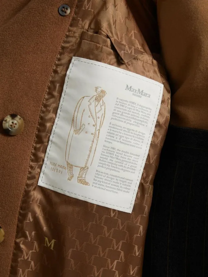 Women Max Mara Coats 101801 Icon Coat Caramel