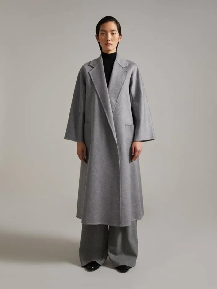 Women Max Mara Coats Ludmilla Icon Coat Light Grey