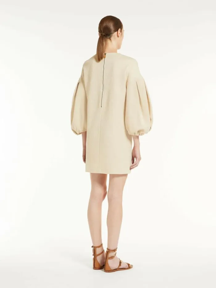 Women Max Mara Dresses Short Jersey Dress Ivory