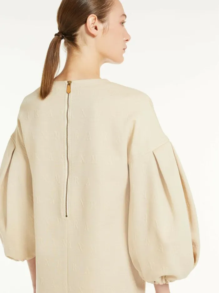 Women Max Mara Dresses Short Jersey Dress Ivory
