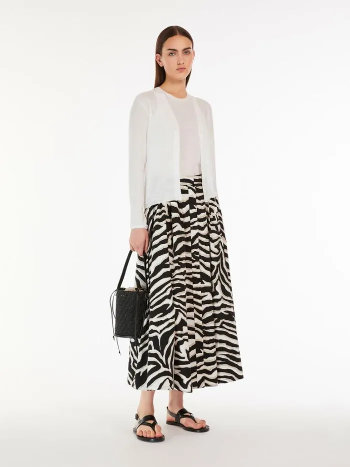 Women Max Mara Knitwear Viscose Yarn Top Optical White