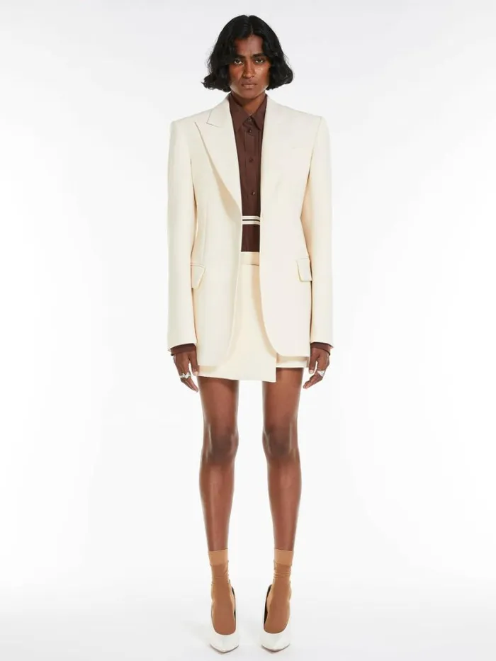 Women Max Mara Skirts Mini Wrap Skirt Vanilla