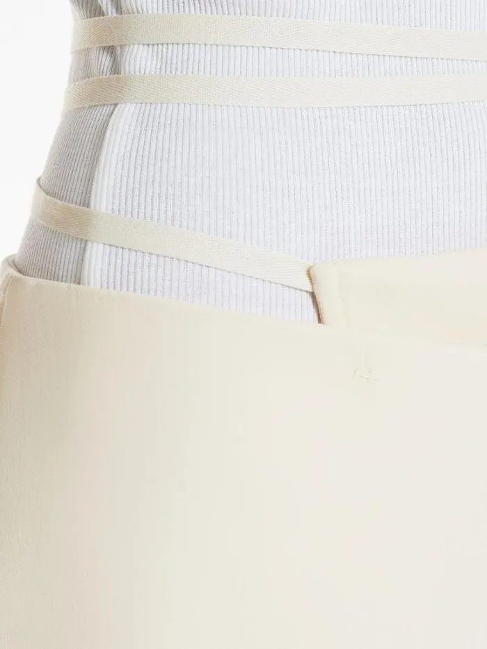 Women Max Mara Skirts Mini Wrap Skirt Vanilla