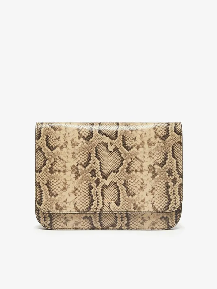 Women Max Mara Sportmax Bag Medium Envelope Bag With Python Print Natural