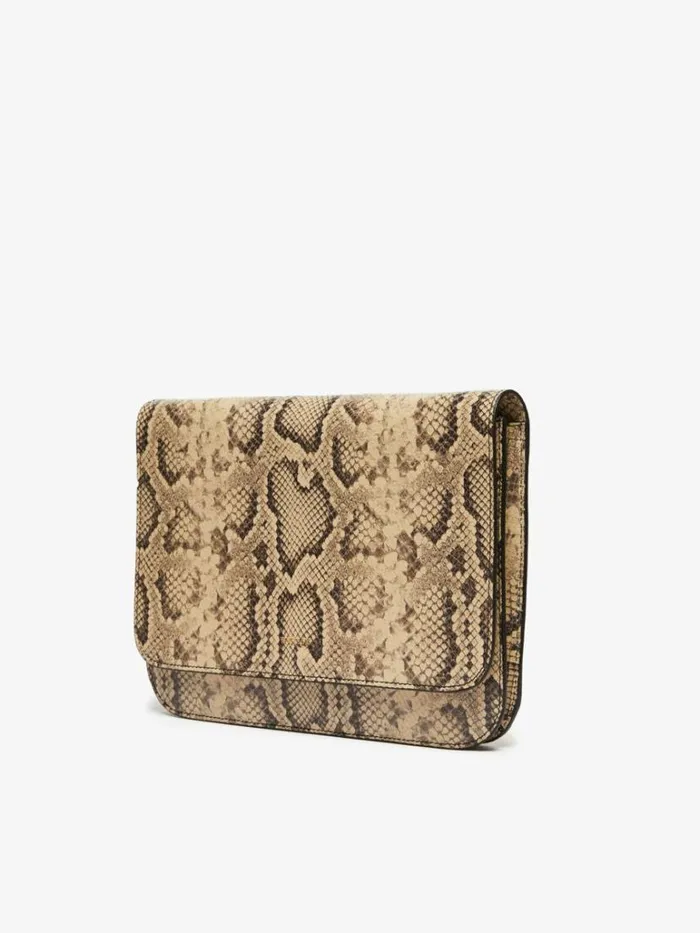 Women Max Mara Sportmax Bag Medium Envelope Bag With Python Print Natural
