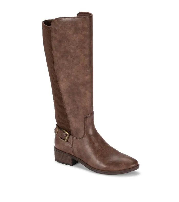 Women McKayla Wide Calf Tall Boot Dark Brown Baretraps Knee High Boots