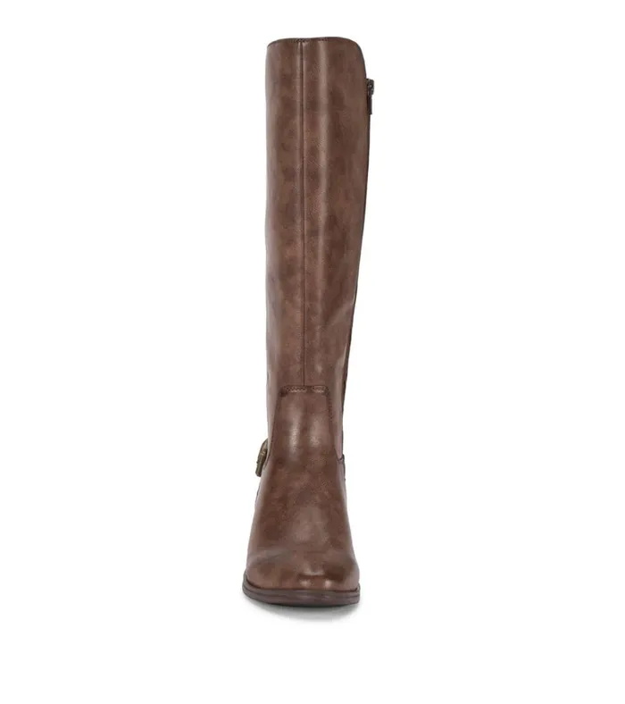 Women McKayla Wide Calf Tall Boot Dark Brown Baretraps Knee High Boots
