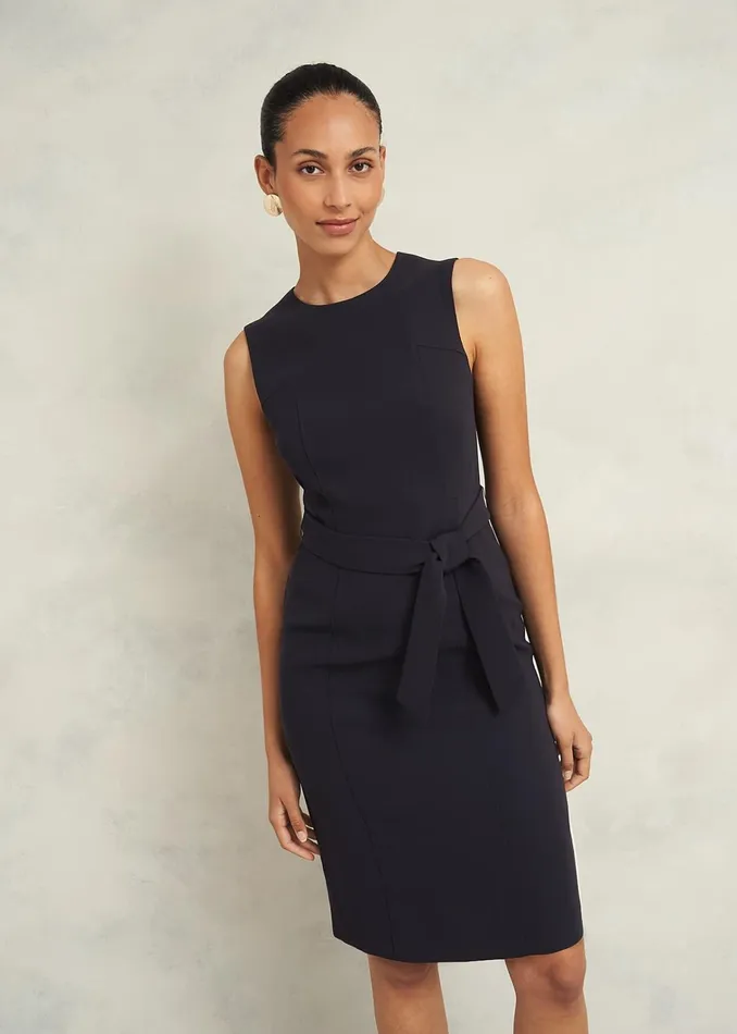 Women Mel Dress Navy Hobbs Dresses and Jumpsuits