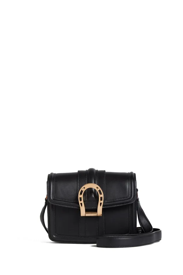 WomenMen Crossbody Bags Gabriela Hearst Lucky Bill Crossbody Bag In Black Nappa Leather