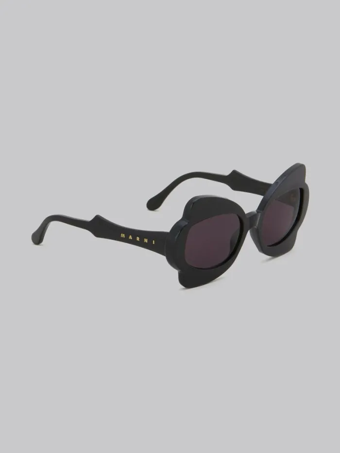 WomenMen Marni Sunglasses Black Monumental Gate Sunglasses