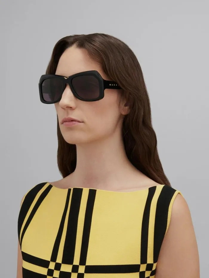 WomenMen Marni Sunglasses Black Tiznit Sunglasses