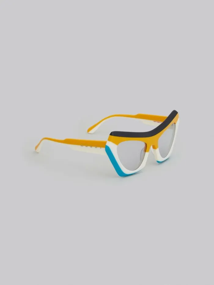 WomenMen Marni Sunglasses Devil039s Pool Striped Sunglasses