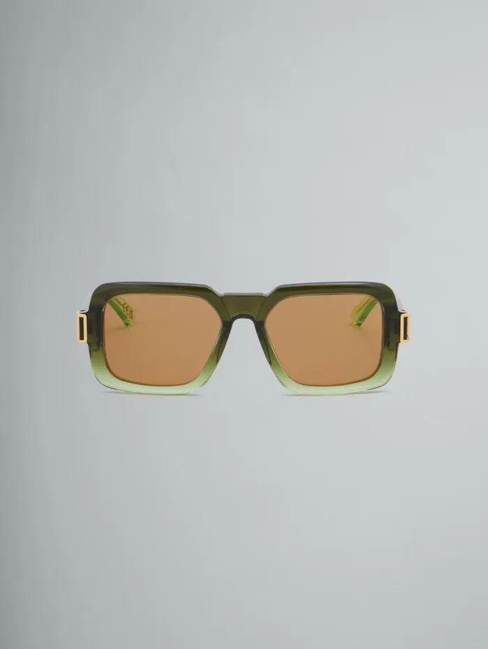 WomenMen Marni Sunglasses Green Zamalek Sunglasses