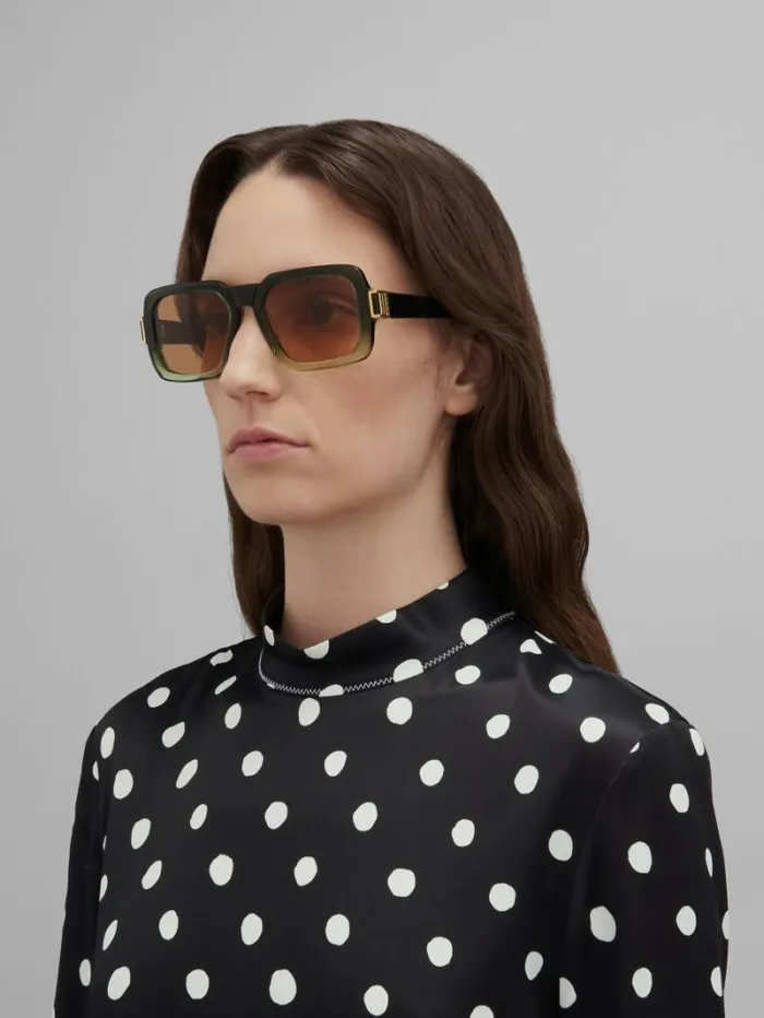 WomenMen Marni Sunglasses Green Zamalek Sunglasses