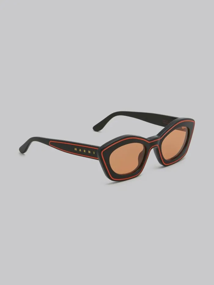 WomenMen Marni Sunglasses Orange Kea Island Sunglasses
