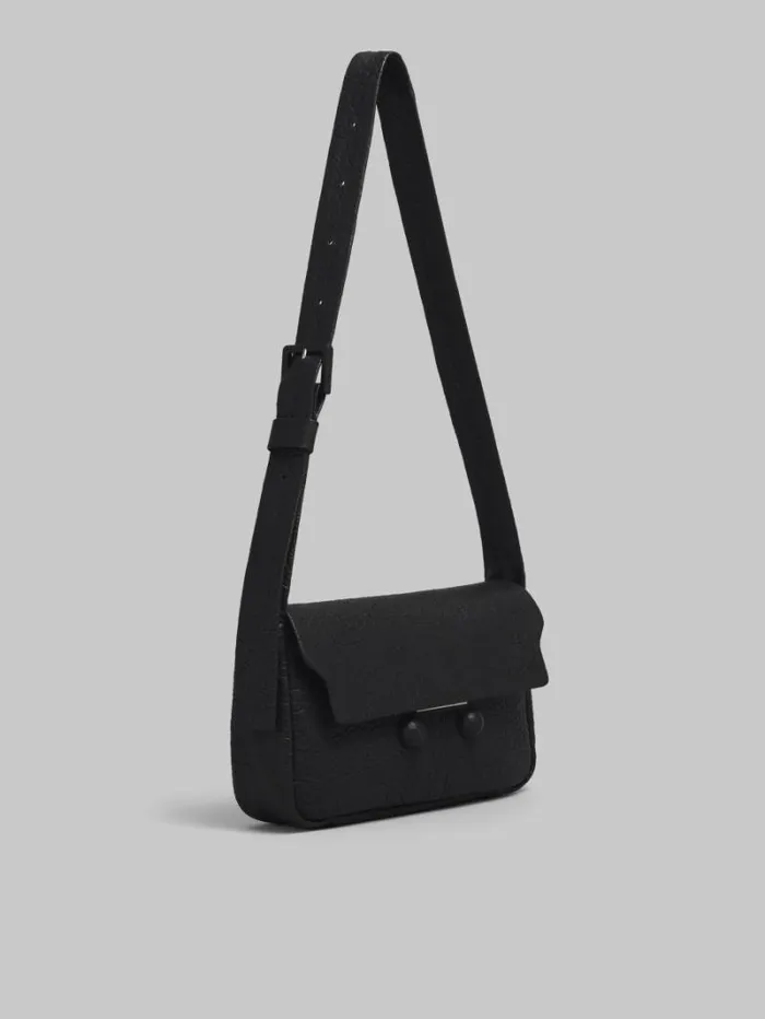 WomenMen Marni Trunkaroo Bag Black Nappa Medium Trunkaroo Soft Bag