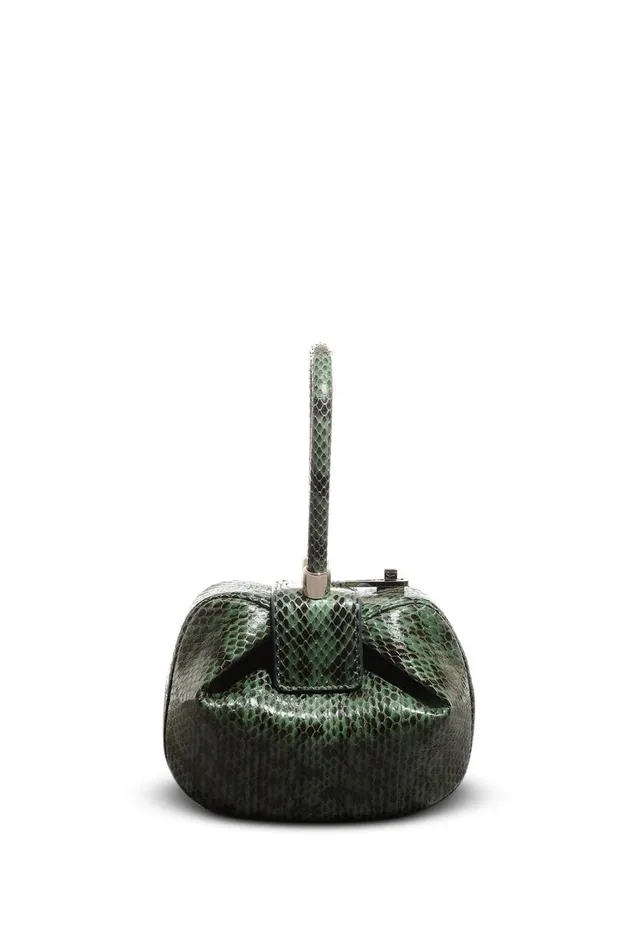 WomenMen Mini Bags Gabriela Hearst Demi Bag In Green Snakeskin