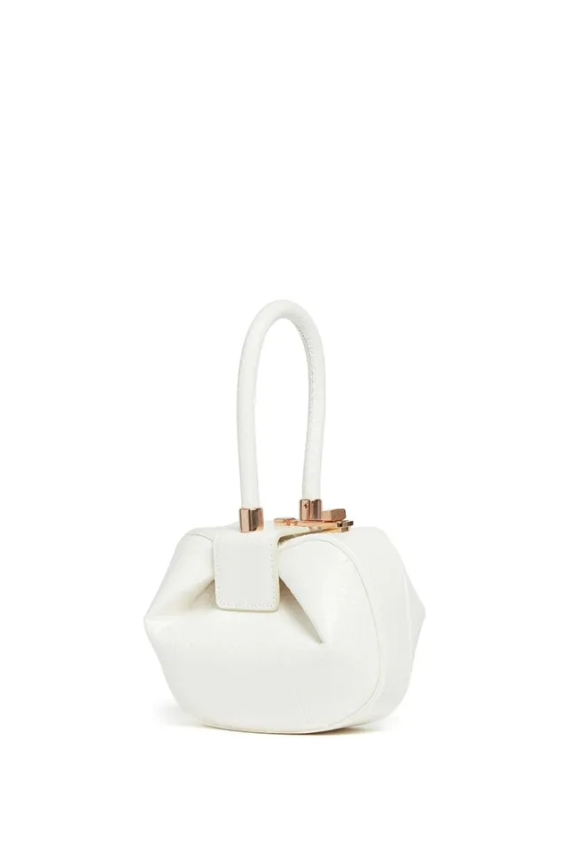 WomenMen Mini Bags Gabriela Hearst Demi Bag In Ivory Snakeskin