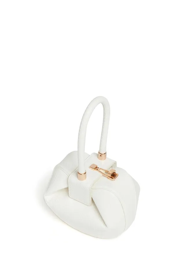 WomenMen Mini Bags Gabriela Hearst Demi Bag In Ivory Snakeskin